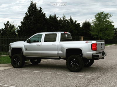 1 2018 Silverado 1500 Chevrolet Bds Suspension Lift 8in Arkon Off Road Lincoln Black