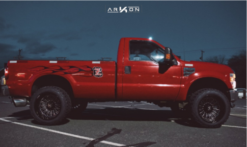 1 2008 F 350 Super Duty Ford Motofab Leveling Kit Arkon Off Road Alexander Black