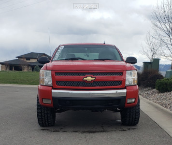 1 2008 Silverado 1500 Chevrolet Rough Country Suspension Lift 35in Arkon Off Road Lincoln Black