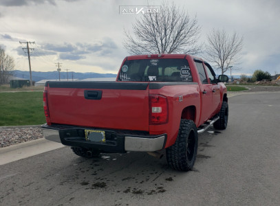 1 2008 Silverado 1500 Chevrolet Rough Country Suspension Lift 35in Arkon Off Road Lincoln Black