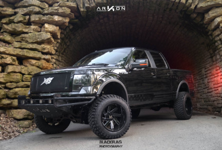 1 2012 F 150 Ford Rough Country Suspension Lift 6in Arkon Off Road Lincoln Black