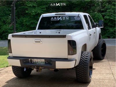 1 2008 Silverado 1500 Chevrolet Rough Country Suspension Lift 75in Arkon Off Road Lincoln Black