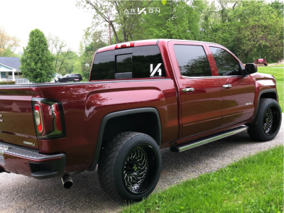 1 2017 Sierra 1500 Gmc Stock Stock Arkon Off Road Crown Series Victory Black