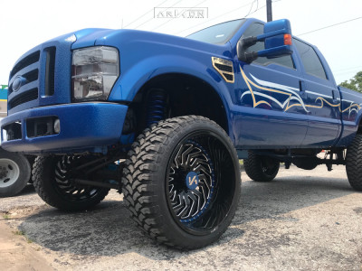 1 2010 F 250 Super Duty Ford Rough Country Lowered 6 F 8 R Arkon Off Road Crown Series Victory Black