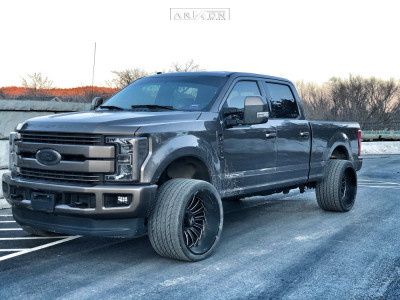 1 2018 F 250 Super Duty Ford Stock Level 2in Drop Rear Arkon Off Road Alexander Machined Accents