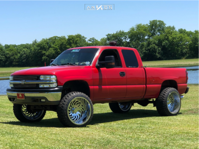1 2002 Silverado 1500 Chevrolet Rough Country Suspension Lift 6in Arkon Off Road Crown Series Victory Chrome