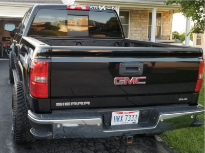 1 2015 Sierra 1500 Gmc Rough Country Suspension Lift 35in Arkon Off Road Lincoln Black Milled