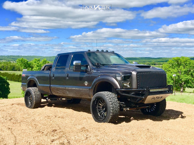 2015 Ford F-350 Super Duty - 24x14 -81mm - ARKON OFF-ROAD Alexander - Suspension Lift 4.5" - 325/45R24
