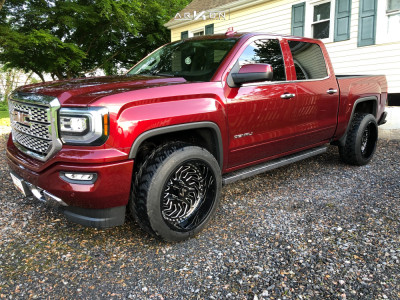 1 2017 Sierra 1500 Gmc Stock Stock Arkon Off Road Crown Series Victory Machined Accents