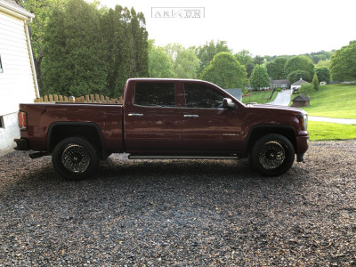 1 2017 Sierra 1500 Gmc Stock Stock Arkon Off Road Crown Series Victory Machined Accents