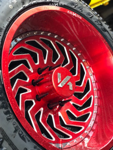 1 2006 F 250 Super Duty Ford Skyjacker Suspension Lift 6in Arkon Off Road Crown Series Victory Red