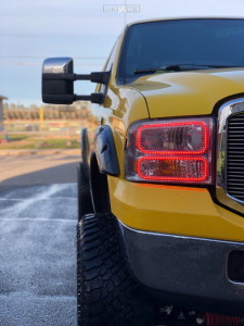 1 2006 F 250 Super Duty Ford Skyjacker Suspension Lift 6in Arkon Off Road Crown Series Victory Red