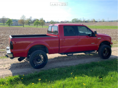 1 1999 F 250 Super Duty Ford Stock Leveling Kit Arkon Off Road Alexander Black