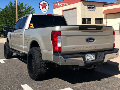 1 2017 F 250 Super Duty Ford Stock Level 2in Drop Rear Arkon Off Road Alexander Black