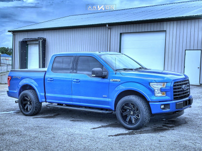 1 2015 F 150 Ford Stock Level 2in Drop Rear Arkon Off Road Lincoln Black