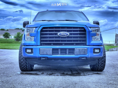 1 2015 F 150 Ford Stock Level 2in Drop Rear Arkon Off Road Lincoln Black