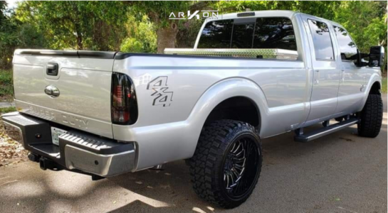 1 2015 F 250 Super Duty Ford Bilstein Leveling Kit Arkon Off Road Alexander Black Milled