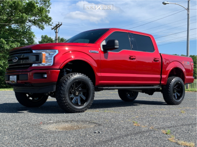1 2018 F 150 Ford Bds Suspension Lift 4in Arkon Off Road Lincoln Black Milled