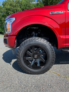 1 2018 F 150 Ford Bds Suspension Lift 4in Arkon Off Road Lincoln Black Milled