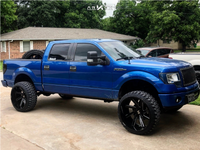 1 2012 F 150 Ford Rough Country Suspension Lift 6in Arkon Off Road Lincoln Black