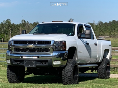 1 2007 Silverado 2500 Hd Classic Chevrolet Full Throttle Suspension Lift 7in Arkon Off Road Lincoln Black