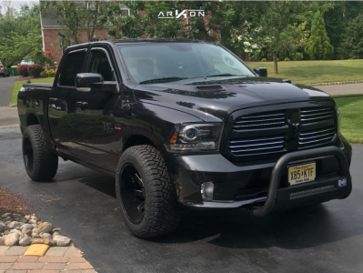 2016 Ram 1500 - 20x12 -51mm - ARKON OFF-ROAD Lincoln - Stock Suspension - 305/55R20