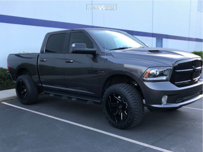 2017 Ram 1500 - 22x12 -51mm - ARKON OFF-ROAD Lincoln - Suspension Lift 2.5" - 35" x 12.5"
