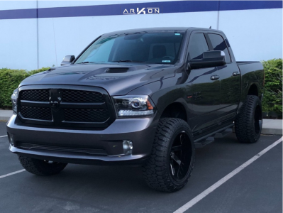 1 2017 1500 Ram Readylift Suspension Lift 25in Arkon Off Road Lincoln Black