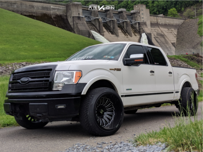 1 2012 F 150 Ford Stock Level 2in Drop Rear Arkon Off Road Alexander Black