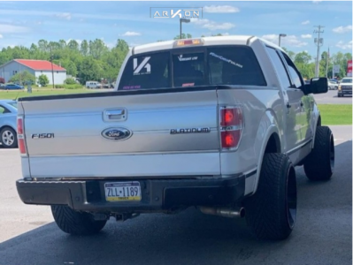 1 2012 F 150 Ford Stock Level 2in Drop Rear Arkon Off Road Alexander Black