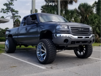 2004 GMC Sierra 1500 - 24x14 -81mm - ARKON OFF-ROAD Lincoln - Suspension Lift 6" - 35" x 13.5"