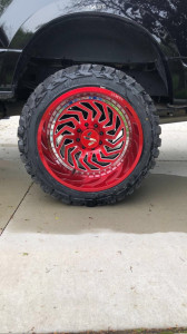 1 2017 F 250 Super Duty Ford Rough Country Suspension Lift 4in Arkon Off Road Crown Series Victory Red