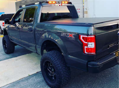 1 2018 F 150 Ford Readylift Suspension Lift 7in Arkon Off Road Cleopatra Black