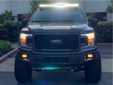 1 2018 F 150 Ford Readylift Suspension Lift 7in Arkon Off Road Cleopatra Black