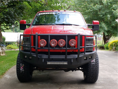 1 2008 F 250 Super Duty Ford Fabtech Suspension Lift 6in Arkon Off Road Cleopatra Machined Black