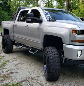 1 2017 Silverado 1500 Chevrolet Mcgaughys Suspension Lift 9in Arkon Off Road Lincoln Black