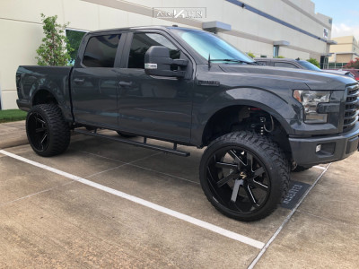 1 2017 F 150 Ford Rough Country Suspension Lift 6in Arkon Off Road Lincoln Black