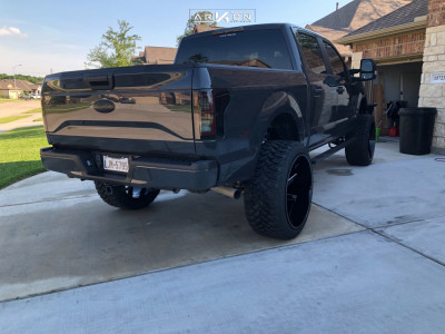 1 2017 F 150 Ford Rough Country Suspension Lift 6in Arkon Off Road Lincoln Black