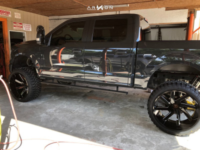 1 2017 F 150 Ford Rough Country Suspension Lift 6in Arkon Off Road Lincoln Black