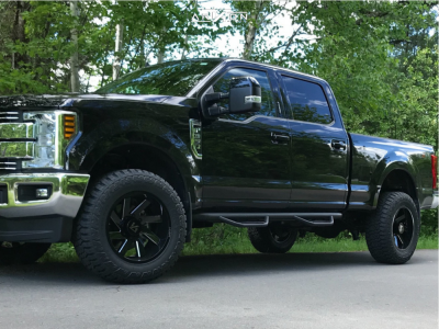 2019 Ford F-350 Super Duty - 20x10 -25mm - ARKON OFF-ROAD Lincoln - Stock Suspension - 35" x 12.5"