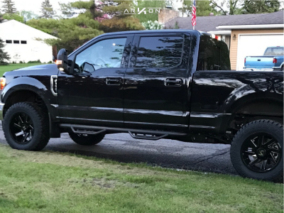 1 2019 F 350 Super Duty Ford Stock Stock Arkon Off Road Lincoln Machined Black