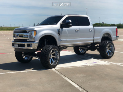 1 2017 F 250 Super Duty Ford Bds Suspension Lift 8in Arkon Off Road Lincoln Chrome