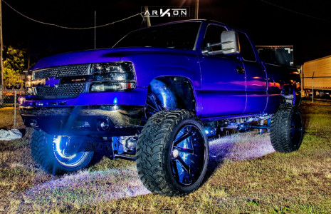 1 2002 Silverado 1500 Chevrolet Full Throttle Suspension Lift 9in Arkon Off Road Lincoln Black