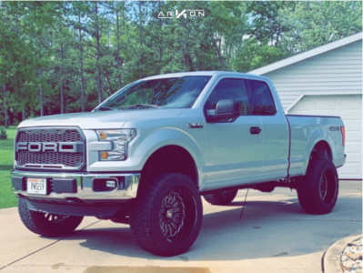 2016 Ford F-150 - 22x12 -55mm - ARKON OFF-ROAD Alexander - Suspension Lift 6" - 35" x 12.5"
