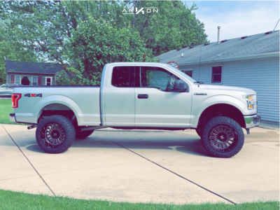 1 2016 F 150 Ford Rough Country Suspension Lift 6in Arkon Off Road Alexander Black