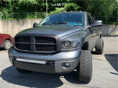 1 2006 Ram 2500 Dodge Stock Leveling Kit Arkon Off Road Crown Series Victory Black Milled