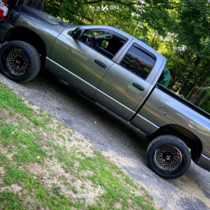 1 2006 Ram 2500 Dodge Stock Leveling Kit Arkon Off Road Crown Series Victory Black Milled