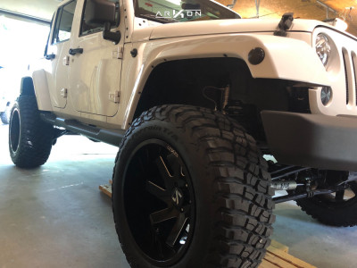 1 2012 Wrangler Jk Jeep Mopar Suspension Lift 4in Arkon Off Road Lincoln Black