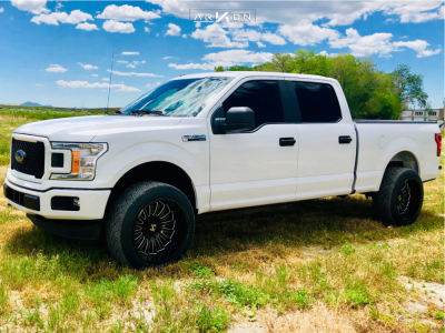 1 2018 F 150 Ford Fabtech Suspension Lift 25in Arkon Off Road Alexander Black