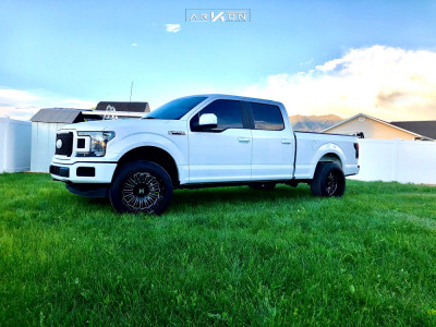 1 2018 F 150 Ford Fabtech Suspension Lift 25in Arkon Off Road Alexander Black